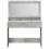 VidaXL vidaXL Dressing Table Concrete Grey 100 x 41 x 135 cm Engineered Wood 4