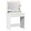 VidaXL vidaXL Dressing Table White 75.5 x 41 x 135 cm Engineered Wood 3