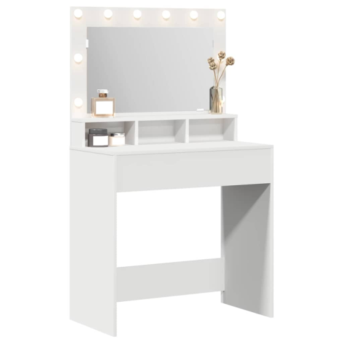 VidaXL vidaXL Dressing Table White 75.5 x 41 x 135 cm Engineered Wood 2