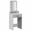 VidaXL vidaXL Dressing Table Grey 50 x 41 x 140 cm Engineered Wood 2