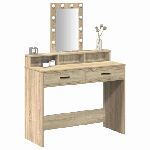 VidaXL vidaXL Dressing Table Brown 100 x 41 x 140 cm Engineered Wood 2