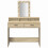 VidaXL vidaXL Dressing Table Brown 100 x 41 x 140 cm Engineered Wood 5