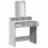 VidaXL vidaXL Dressing Table Grey 79 x 41 x 140 cm Engineered Wood 4