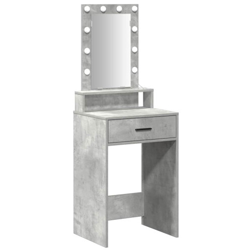 VidaXL vidaXL Dressing Table Grey 50 x 41 x 140 cm Engineered Wood 1