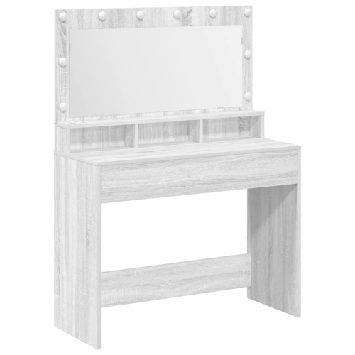 VidaXL vidaXL Dressing Table Grey Sonoma 100 x 41 x 135 cm Engineered Wood 1
