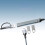 USB Multi-Port Adapter Hub, Computer Laptop Data Hub with Multiple USB Connectors (Silver) 3