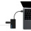 4-Port USB 3.0 Hub, Black 5Gbps Multiport Data Adapter for Laptop PC and Desktop (Black) 4