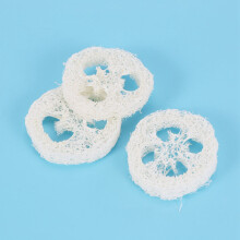 4-6Cm Wide 100Pcs/Lot Natural Loofah Slice Diy Customize Soap Tools,Cleaner,Sponge Scrubber,Facial Soap Holder