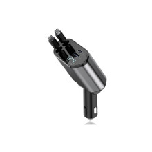 6A biloplader 120W super hurtig opladning multifunktionel cigarettænder konverteringsstik USB-adapter PD fire-i-en_m