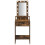 VidaXL vidaXL Dressing Table Brown 50 x 41 x 140 cm Engineered Wood 5