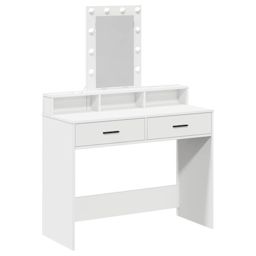 VidaXL vidaXL Dressing Table White 100 x 41 x 140 cm Engineered Wood 1