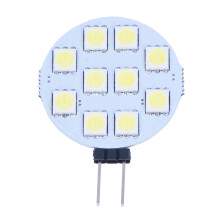 5 x G4 Pure White 10 5050 SMD LED Marine Boat Spot Light Lamp Bulb 12V