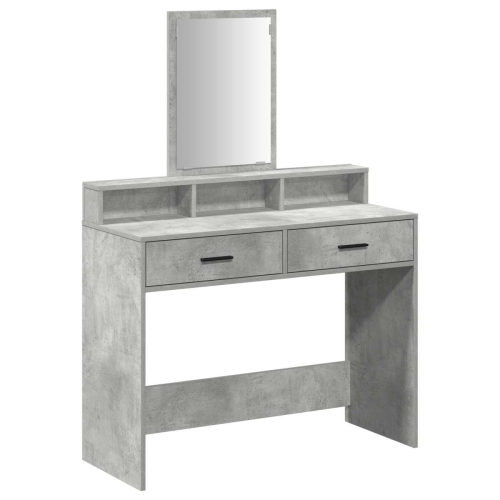 VidaXL vidaXL Dressing Table Concrete Grey 100 x 41 x 140 cm Engineered Wood 1