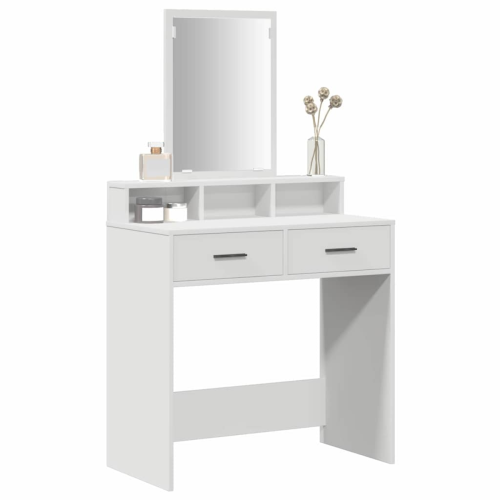 VidaXL vidaXL Dressing Table White 79 x 41 x 140 cm Engineered Wood 2