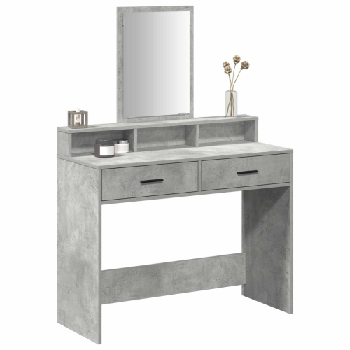 VidaXL vidaXL Dressing Table Concrete Grey 100 x 41 x 140 cm Engineered Wood 2