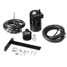 Car Modification Breathe Oil Pot Kit Oil Pot with Pipe and Bracket for F-150 Raptor Expedition