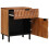 VidaXL vidaXL Bedside Cabinet Brown 50 x 33 x 60 cm Solid Mango Wood 2