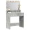 VidaXL vidaXL Dressing Table Concrete Grey 75.5 x 41 x 135 cm Engineered Wood 3