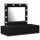 VidaXL vidaXL Dressing Table Black 83 x 40 x 70 cm Engineered Wood 2