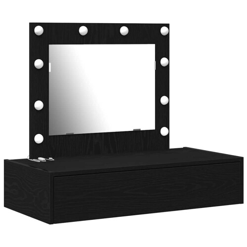 VidaXL vidaXL Dressing Table Black 83 x 40 x 70 cm Engineered Wood 1