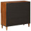 VidaXL vidaXL Sideboard with Storage Walnut 80 x 33 x 75 cm Solid Mango Wood 5