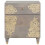 VidaXL vidaXL Bedside Cabinet with Door Grey 50 x 33 x 60 cm Solid Mango Wood 3