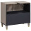 VidaXL vidaXL Sink cabinet with Storage Grey 62 x 33 x 58 cm Solid Mango Wood 5