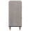 VidaXL vidaXL Sideboard Grey and Gold 60 x 33 x 75 cm Solid Mango Wood 5