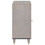 VidaXL vidaXL Sideboard Grey and Gold 40 x 33 x 75 cm Solid Mango Wood 4