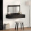 VidaXL vidaXL Dressing Table Black 100 x 40 x 70 cm Engineered Wood 4