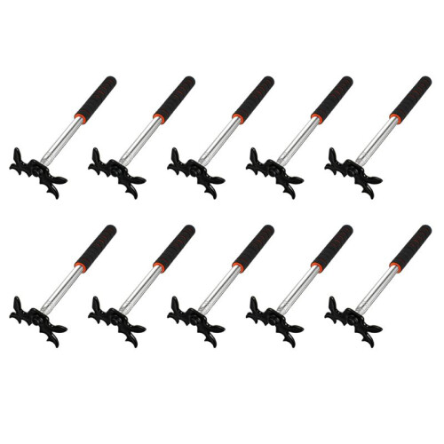 10X Retractable Billiard Cue Stick Bridge with Bridge , Billiard Pool Cue Accessory for Pool Table,Bridge ,Black