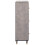 VidaXL vidaXL Highboard Grey and Gold 40 x 33 x 110 cm Solid Mango Wood 4