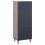 VidaXL vidaXL Highboard Grey and Gold 40 x 33 x 110 cm Solid Mango Wood 5