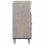 VidaXL vidaXL Sideboard Grey and Gold 60 x 33 x 75 cm Solid Mango Wood 4