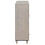 VidaXL vidaXL Highboard Grey and Gold 60 x 33 x 100 cm Solid Mango Wood 5
