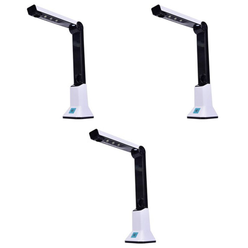 3X Document Camera for Teachers, Portable USB Document Camera Scanner with Stand 8MP HD A4 Format Doc Cam Photo Scanner