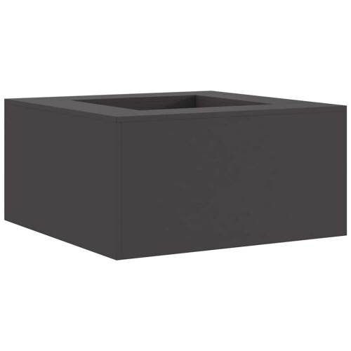 VidaXL vidaXL Fire Pit Black 80 x 80 x 40 cm Steel 1