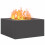 VidaXL vidaXL Fire Pit Black 80 x 80 x 40 cm Steel 3