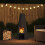 VidaXL vidaXL Fire Pit Black 35 x 35 x 100 cm Steel 4