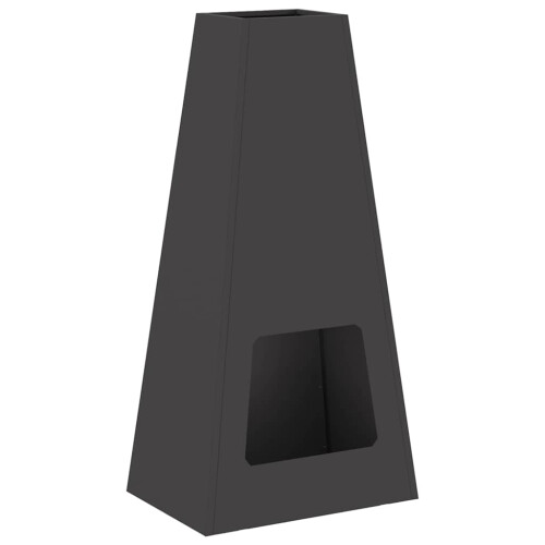 VidaXL vidaXL Fire Pit Black 50 x 35 x 100 cm Steel 1