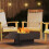 VidaXL vidaXL Fire Pit Black 60 x 60 x 30 cm Steel 4