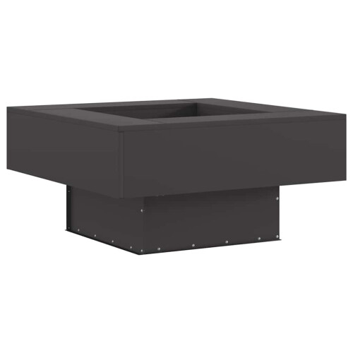 VidaXL vidaXL Fire Pit Black 80 x 80 x 40 cm Steel 1