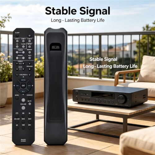 Audio Receiver Remote Control for  RAX33 ZU49260 R-S202 RS202BL Replacement Home Audio System Controller 1