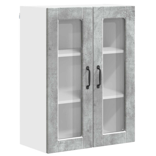 VidaXL vidaXL Dishwasher Panel Concrete Grey 60 x 31 x 80 cm Engineered Wood 1