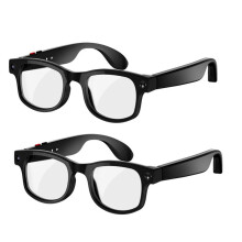 2PCS AI Glasses 8MP Anti Shake Camera Recording Videos Photo for 100+ Languages Translation Music