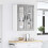 VidaXL vidaXL Dishwasher Panel Concrete Grey 60 x 31 x 80 cm Engineered Wood 4