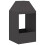 VidaXL vidaXL Fire Pit Black 50 x 50 x 100 cm Steel 5