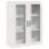 VidaXL vidaXL Dishwasher Panel with Shelf High Gloss White 80 x 31 x 100 cm 2