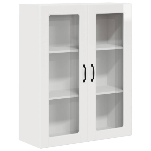 VidaXL vidaXL Dishwasher Panel with Shelf High Gloss White 80 x 31 x 100 cm 1