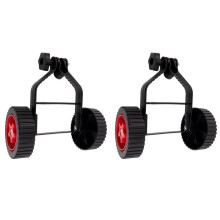 Lawn Mower Wheel String Trimmer Grass Eater Cutter Adjustable Support Wheels Set Adjustable Grass Gasoline- Trimmer 2pc